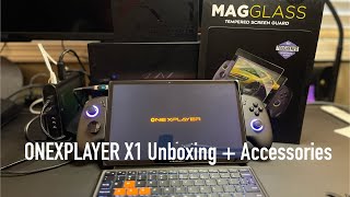 ONEXPLAYER X1 Unboxing with Accessories [upl. by Zhang]