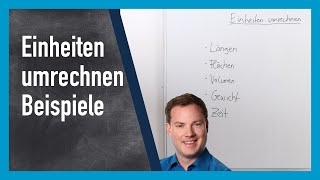 Einheiten umrechnen Strecke Fläche Volumen und mehr [upl. by Geehan]