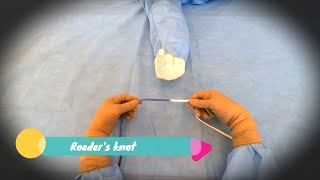 Laparoscopic Roeders Knot [upl. by Inaffets]