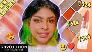 NEW REVOLUTION RELOVE BRAND TRY ON  Revolution Relove Makeup Review  Relove by Revolution Review [upl. by Anetta]