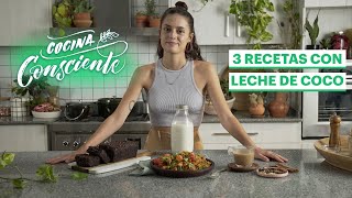 Tres recetas con leche de coco  Cocina Consciente  Tastemade [upl. by Crosby975]