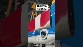 Bell 206 helicopter tail rotor [upl. by Estrin]