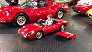 Porsche 904 Carrera GTS electric kid car test drive [upl. by Hampton493]