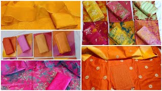 Rajputi Rajasthani poshak chanderi suit and santoon suit cotton odhna shandar collection 🥳 [upl. by Anale152]