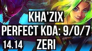 KHAZIX vs ZERI MID  907 Legendary 900 games  EUW Grandmaster  1414 [upl. by Alag868]