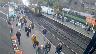 Livecam4k  North Yorkshire Moors Heritage Railway Grosmont Station  UK 🇬🇧 4k Ep2 [upl. by Groves669]