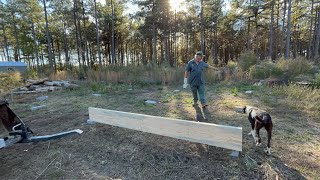 Laying out the foundation for storage shed [upl. by Tootsie210]