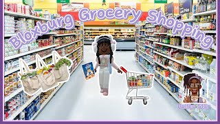 Bloxburg roleplay grocery store trip 💗 [upl. by Cheshire]