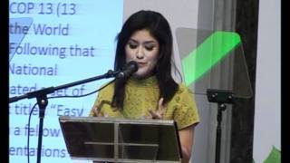 Indonesia Endangered Species Forum  Opening Speech by Valerina Daniel [upl. by Bruner]