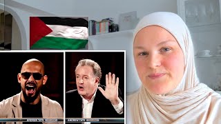 Andrew Tate vs Piers Morgan 🔥 HEATED Interview about PALESTINE [upl. by Shirl]