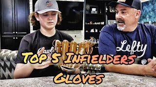 My Top 5 Infielder Baseball Glove Recommendations [upl. by Clemence19]