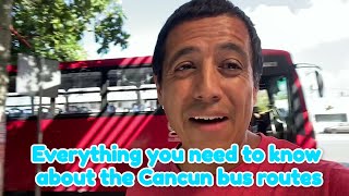 Everything you need to know about the Cancun bus routes [upl. by Petronella]