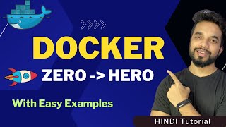 Docker Course For Beginners 2024 Basic to Advance Tutorial 🔥 HINDI  MPrashant [upl. by Elleryt]