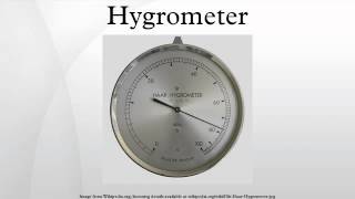 Hygrometer [upl. by Lasko]