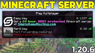 How To Make a Minecraft 1206 Server [upl. by Hessney]