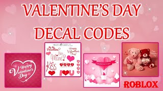 VALENTINES DAY DECAL CODES  Bloxburg Club Roblox amp Work at a Pizza Place  ROBLOX [upl. by Gala885]