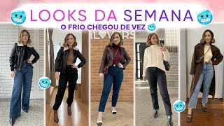 LOOKS DA SEMANA COM MUITO FRIOOOOO [upl. by Sanford]