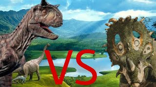 Sinoceratops VS Carnotaurus크리쳐 크리에이터 [upl. by Htaras]