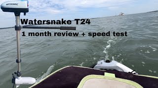 Watersnake T24 speed test  1 month review [upl. by Alekat6]