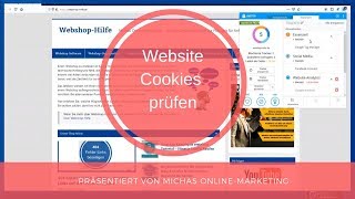 Website cookies prüfen⭐ Deutsch ⭐ 2019 Deine Webseite auf Cookies überprüfen und anzeigen [upl. by Geibel414]