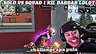 CHALENGE BUDI 01 GAMING SOLO VS SQUAD KILL 1 BOOYAH GA BOLEH NGENDOK [upl. by Pasco62]