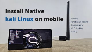 Install kali linux on android natively  Kali Nethunter pro installation 2024 [upl. by Ardnued684]