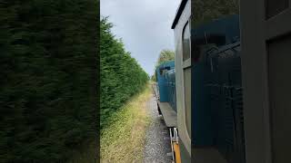 Departing Leeming Bar On The Wensleydale Railway Behind BR Blue 03144 [upl. by Gannon704]