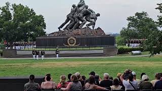 Commandants Own IWO JIMA Evening Parade August 2024 [upl. by Regen847]