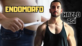 CÓMO PERDER GRASA siendo ENDOMORFO las 5 CLAVES COMPROBADAS [upl. by Annoynek]