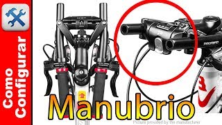 Manubrio para Bicicleta Ahorrador De Espacio  Comoconfigurar [upl. by Aliza]