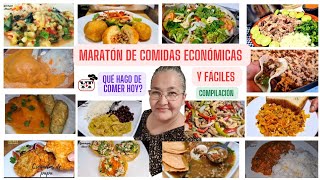 ✅️MARATÓN DE COMIDAS ECONÓMICAS Y FÁCILES20 RECETAS PARA MEDIO DÍACOMPILACIÓN [upl. by Maure]