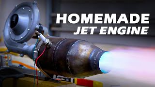 I Built a Homemade Electric Jet Engine from Scratch [upl. by Shuping]