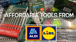 Affordable tools from Aldi workzone amp Lidl Parkside GIVEAWAY 18 [upl. by Lenhard]