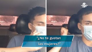 Taxista denuncia acoso de pasajera video se vuelve viral [upl. by Christmann102]