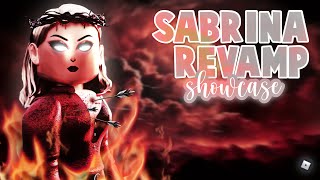 SABRINA REVAMP SHOWCASE  CAOS BLAD  ROBLOX 🔥👑 [upl. by Vassell383]