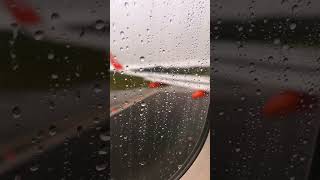 Fly with easy jet  Raining time 😊✈️✈️ easyjet bristolairport [upl. by Kerwon]