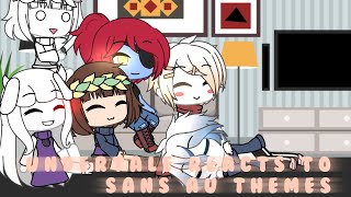 Undertale reacts to sans au themes   Gacha life [upl. by Parik]