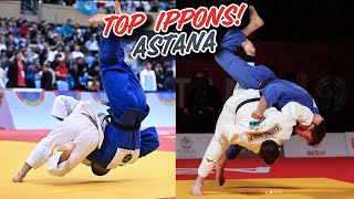 TOP IPPONS  Astana Judo Grand Slam 2024  PART 1 [upl. by Chally]