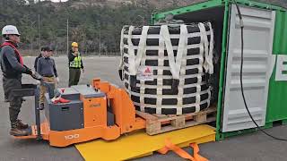 XP100 10 ton electric pallet truckpallet jackCE certificate [upl. by Orin]