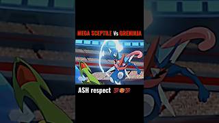 Mega Sceptile Vs Greninja respect pokemon shorts [upl. by Acinod]