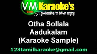 Otha Sollala Tamil Karaoke [upl. by Ylrehc]