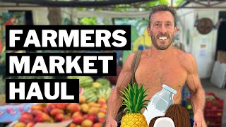 AnimalBased Farmers Market Haul in Costa Rica [upl. by Idnem]