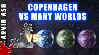 Copenhagen vs Many Worlds Interpretation of Quantum Mechanics  Explained simply [upl. by Hermione]