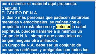 Delineamiento Neuróticos Anónimos [upl. by Ettereve]