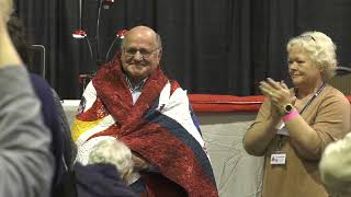 Quilts of Valor Presentation at AQS QuiltWeek  Branson 2022 [upl. by Yeh]