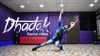 Dhadak  Title Track  Dhadak Dance Video  Cover by Ajay Poptron  Ishaan amp Janhvi [upl. by Norrehc973]