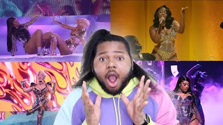 MEGAN THEE STALLION amp CARDI B x LIVE AT THE 63rd ANNUAL GRAMMYS 2021  REACTION [upl. by Atiuqihs]