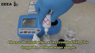 SPECTROPHOTOMETRIC DETERMINATION OF AMMONIA IN WATER [upl. by Rianon726]