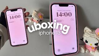 Iphone 13 128gb  unboxing  organizando💗 [upl. by Adilem]