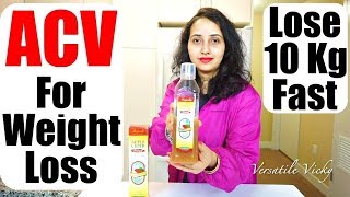 Drinking Apple Cider Vinegar for Weight Loss  Lose 10 Kgs In 1 Month With ACV [upl. by Snow]